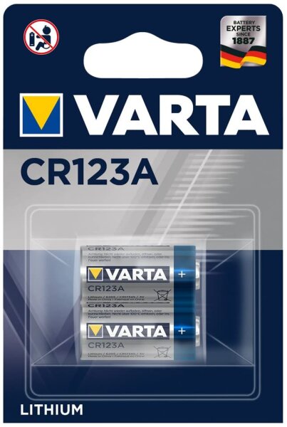 "VARTA Photo CR123A Lithium 3V (2-Pack)"