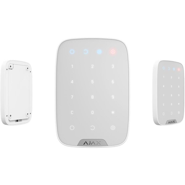 AJAX KeyPad - Funk Bedienteil mit Sensortastatur - Weiss